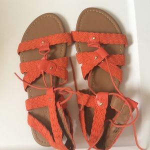 Orange Old Navy Sandals